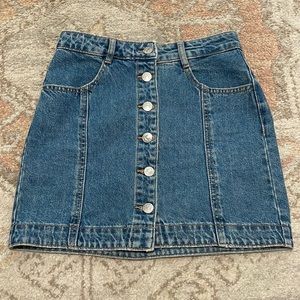 Pull & Bear denim mini skirt Size S